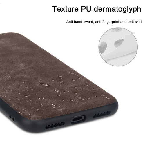 For iPhone XS MAX XR X Slim Luxury Leather Back Ultra Thin TPU Bumper Case Cover - Picture 32 of 36