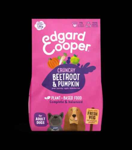 Edgard and Cooper Plant-Based Dog Food Beetroot & Pumpkin 1kg-5 Pack