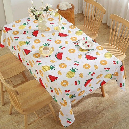 Summer Tablecloths For Rectangles Tables Spill Proof Indoor Outdoor Table Cloth - Picture 2 of 7