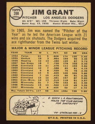 Set builders: 1968 Topps 300-399 VG/EX & better, FREE shipping - Picture 319 of 323