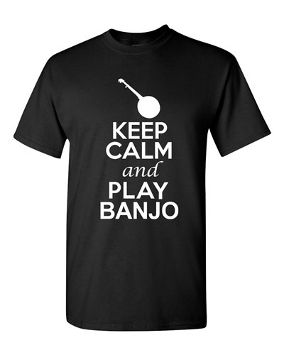 Camisetas de ciudad Keep Calm And Play Banjo String Music Lovers DT Adultos Camisetas Camiseta - Imagen 1 de 8