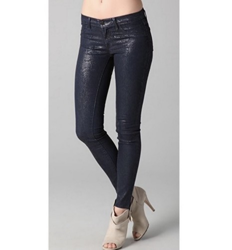 242 $ NEU J BRAND JEANS 901 matt Boa Python Schlangenmuster beschichtet Skinny GR. 29 - Bild 2 von 9
