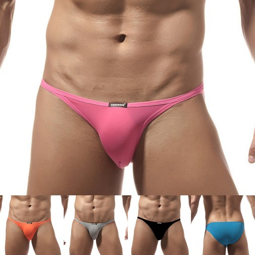 Men's Underwear Briefs Bamboo Breathable Soft Sexy Bikini 6 Colors NEW - Picture 4 of 31