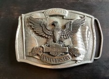 Harley Davidson 1936 - 1986  Belt Buckle -  OHV Twin