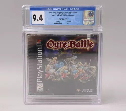 Ogre Battle: March of the Black Queen Limited Edition PlayStation PS1 CGC 9.4 B
