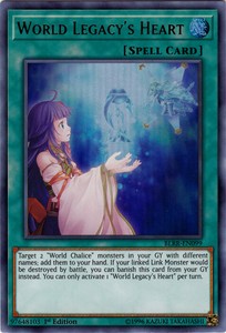 World Legacy's Heart - BLRR-EN099 - Ultra Rare - 1st Edition x3 - Near Mint