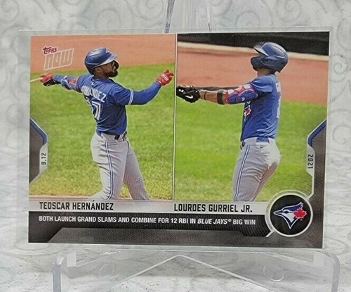2021 Topps Now 796 Teoscar Hernández / Lourdes Gurriel Jr.
