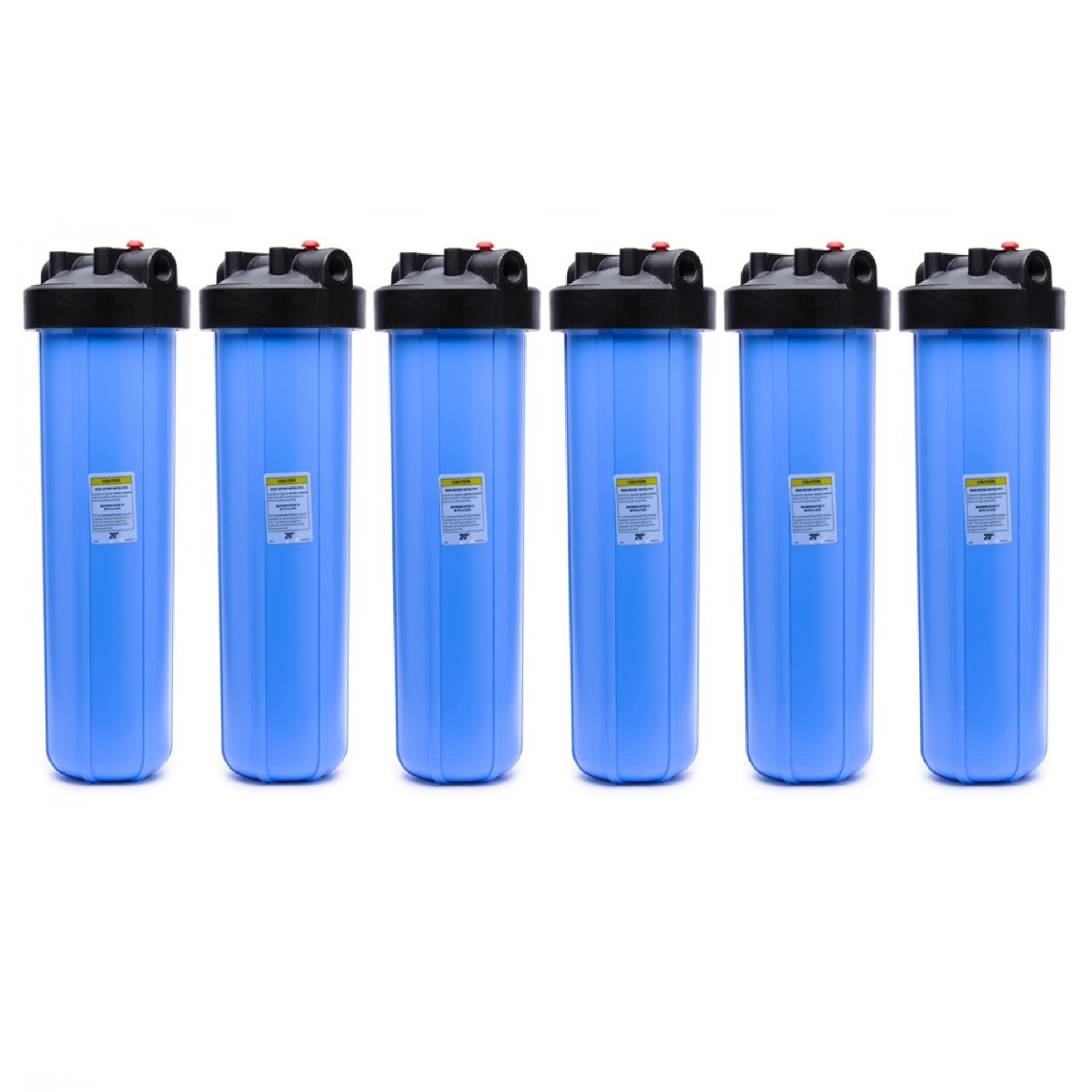 Pentek 150233 Big Blue 20 x 4.5 Inch Whole House Filter Housing 1 NPT (6 Pack)