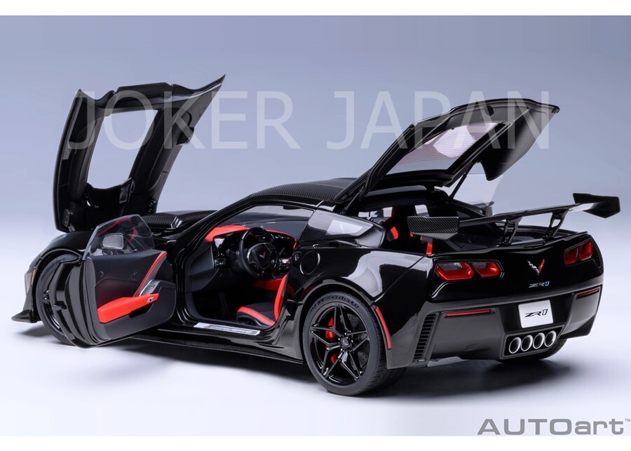 AUTOart Chevrolet Corvette (C7) ZR1 (Black) 71276 1/18 JDM