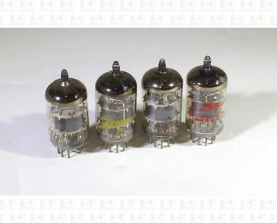 Assorted Brands ECF801 6GJ7 Vacuum Tubes Tested Used Good Lot Of 4