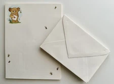 Vintage Koala Bear Stationary Set, Letter Writing Note Paper & Envelopes
