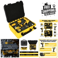 Waterproof Impact Drill Driver Case for Dewalt - Custom-Fit Tool Storage 20V