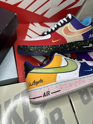 Size 8 - Nike Air Force 1 '07 LV8 What The LA 193656378743| eBay