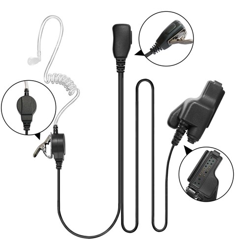 1-wire Mic Earpiece For XTS2500 XTS3500 XTS5000 Handheld Radio - Picture 1 of 6