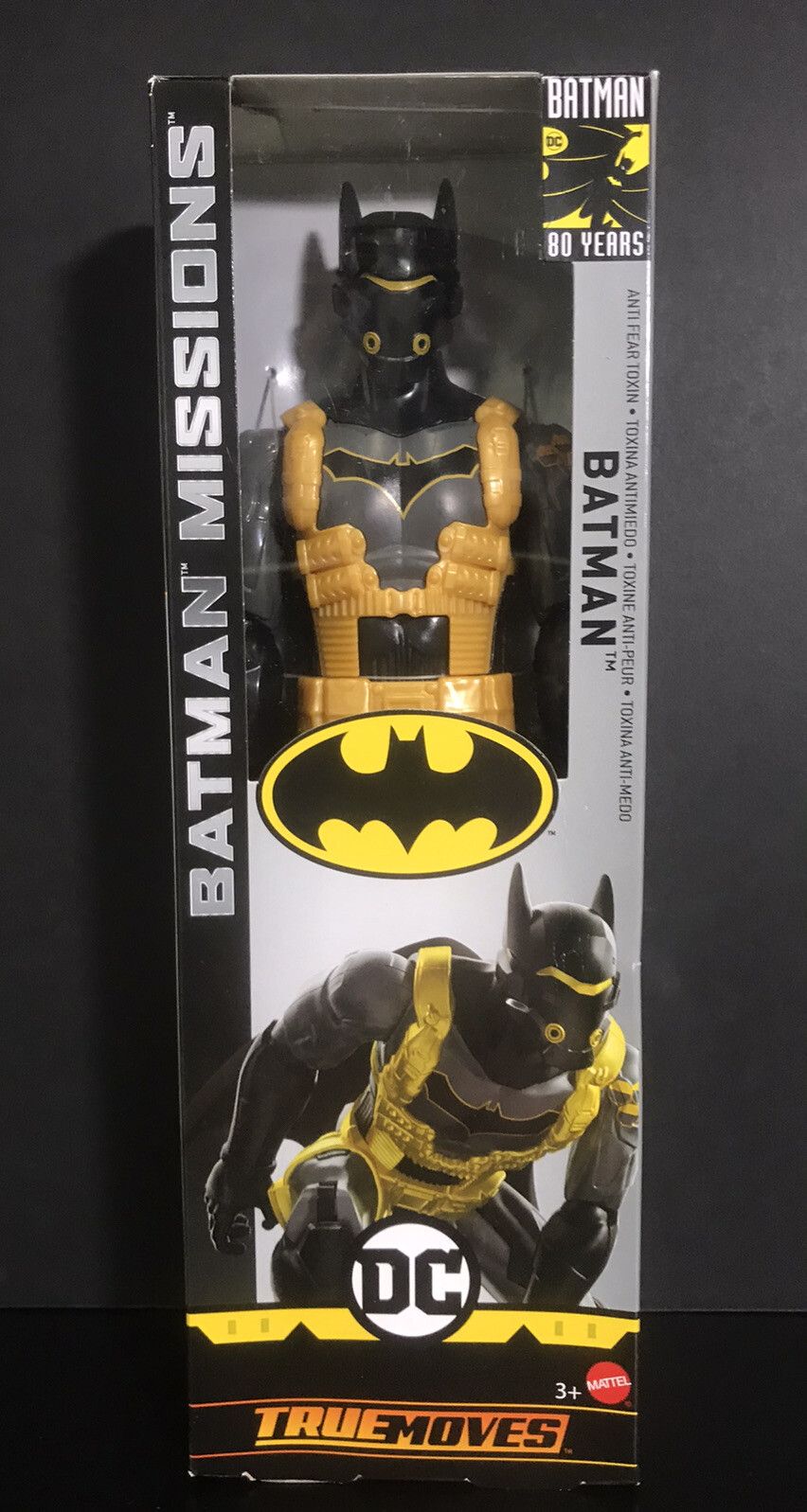 DC Batman Missions True Moves: ANTI FEAR TOXIN BATMAN 12" Action Figure 