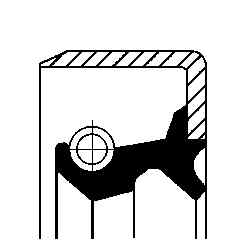 19026747B CORTECO Shaft Seal, differential for TOYOTA