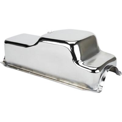 Speedway Motors 273-340 Mopar Dodge Plymouth 318 340 Stock Sump Chrome Oil Pan