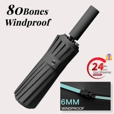 Reinforced 80 Bone Super Strong Windproof Automatic Fold