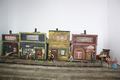 1340 Old West, Cowboy, Stadt Potters Creek, zu 7cm Sammelfiguren,Wild West, GMK 