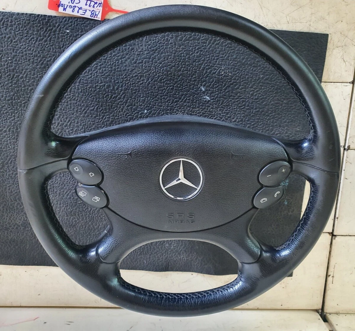 141*Mercedes Benz W211 Mopf Multifunktionslenkrad Lenkrad + Airbag 