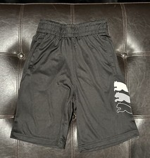 Puma Shorts Boy s Size 8 Black With Pockets