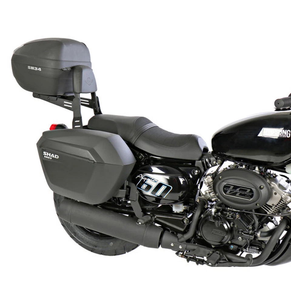 HYOSUNG GV125 S Aquila Top Case 34 Litros Cubierta Carbono + Accesorios Foto 2 de 4