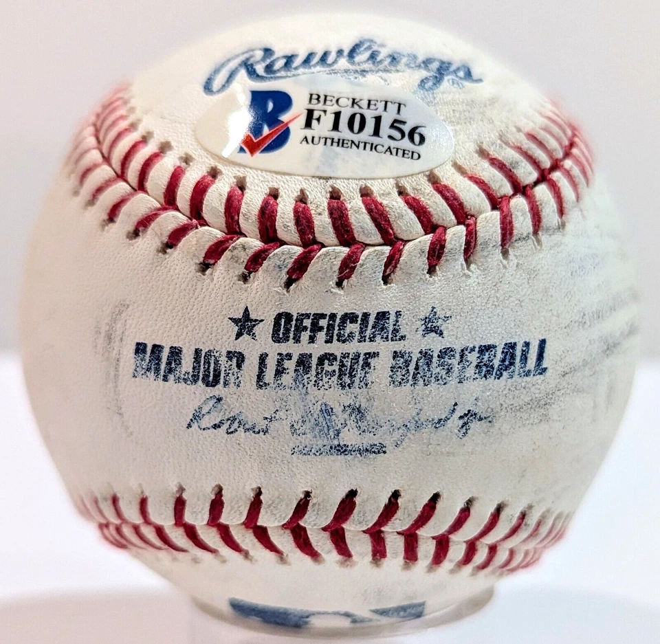 Cesar Cedeno Signed Official Major League Practice Baseball Beckett BAS F10156 - Image 3 of 4