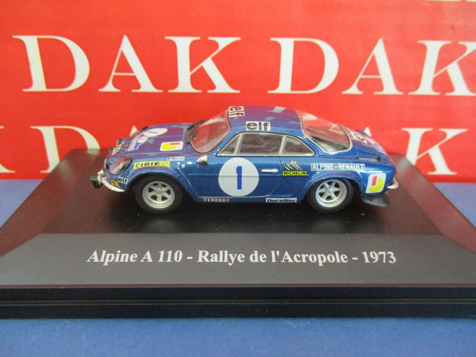Die cast 1/43 Modellino Auto Renault Alpine A110 Rally Acropolis 1973 JL Therier - Immagine 2 di 4