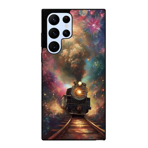 For Samsung S7 S8 S9 S10 S20 Plus Lite fancy steam train traveling Rigid Plastic - 第 2/25 張圖片