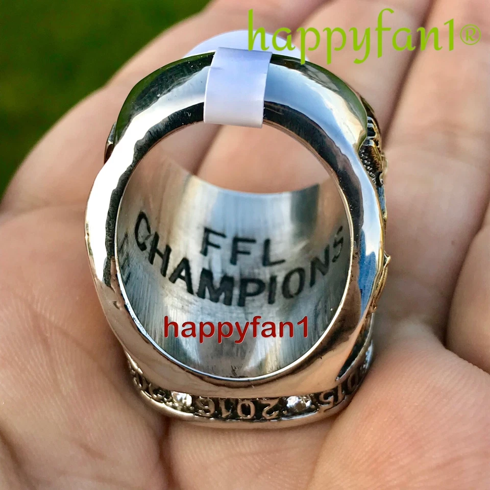 2019 Fantasy Football Championship кольцо победитель лиги чемпион размер 7-15 новый - Изображение 4 из 4