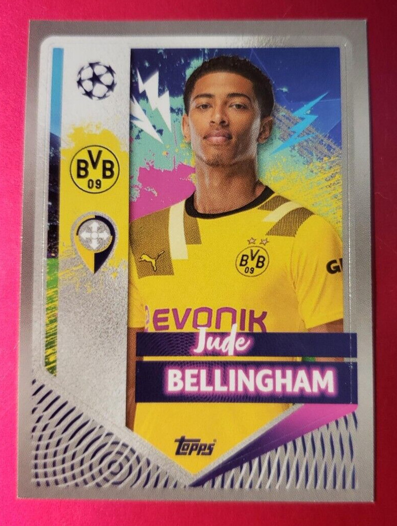 Jude Bellingham #108 Borussia Dortmund - 2022 2023 Topps Champions sticker