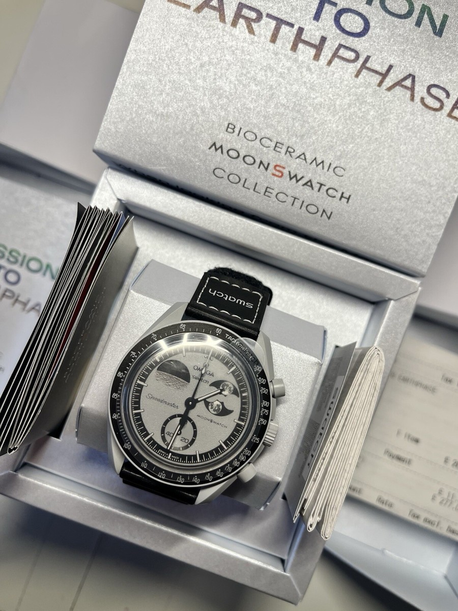 【ほぼ未使用】MISSION TO EARTHPHASE SO33M700 SWATCH X OMEGA SPECIAL 2024 - SO33M700 - Mission To