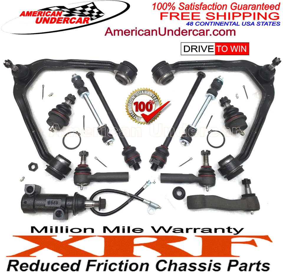 XRF Ball Joint Control Arm Idler Arm Tie Rod End Kit 99-07 Chevy GMC 1500 - Image 2 of 4