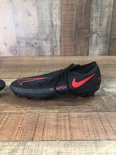 Men’s Nike Phantom GT Elite FG Black/Red ACC Soccer Cleats CK8451-060 Size 7 - Picture 6 of 12