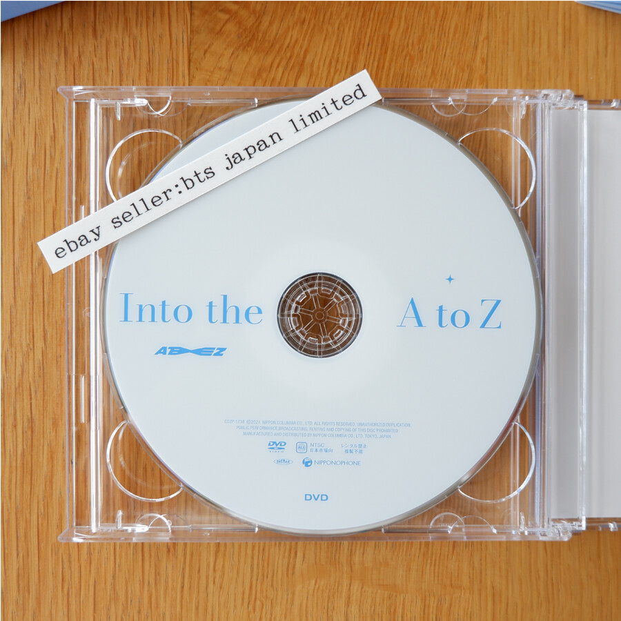 ATEEZ アチズInto the A to Z サン トレカ CD DVD ATEEZ Into the A to Z limited edition CD + DVD Official