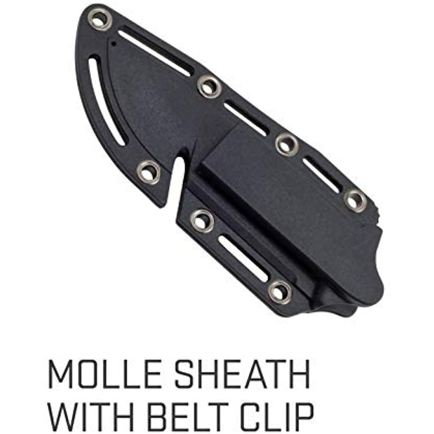 SOG Survival Knife with Sheath - Field Knife Fixed Blade Knives 4 Inch Tactical
