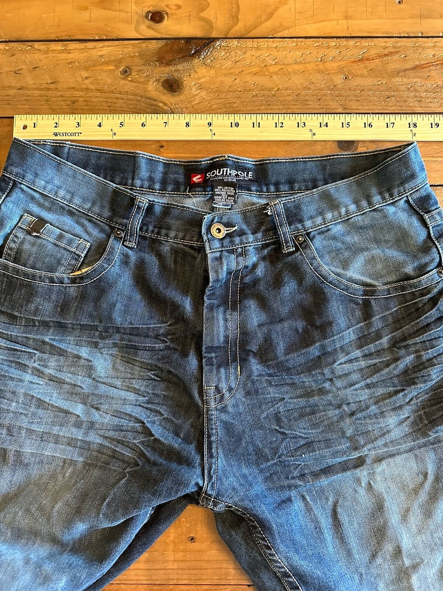 Y2K Southpole brand Blue Baggy Jeans Mens Original Collection