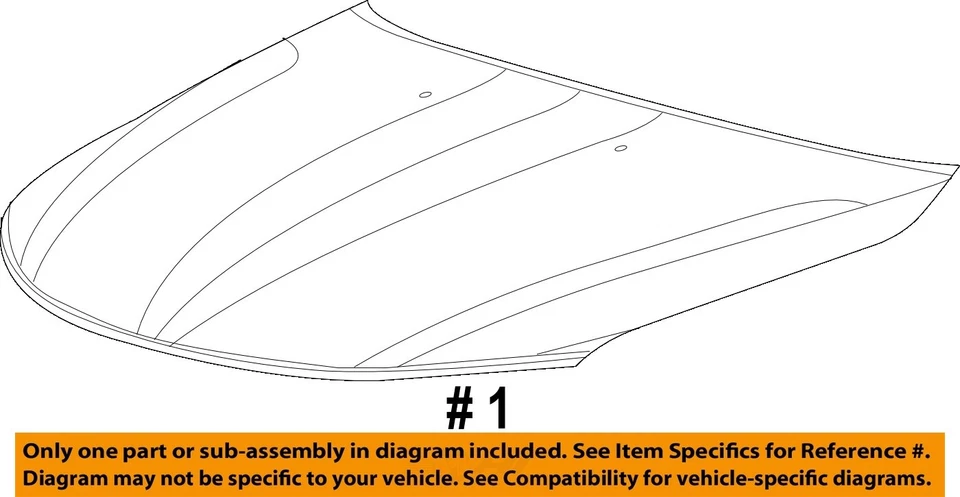 Used Hood fits: 2015 Chrysler 200 Sdn Grade C Foto 4 de 4