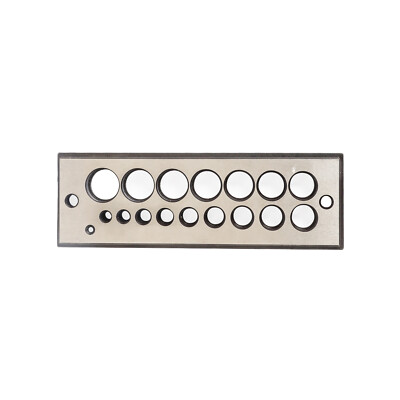 Portable Steel Dowel Plate 16 Holes Hardware Pins Wood Dowel Rod Maker DowelHynD