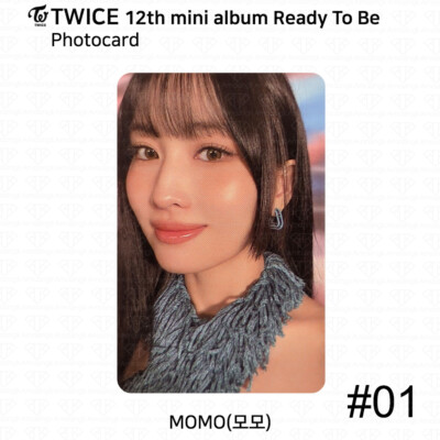 TWICE 12th Mini Album Ready To Be Photocard Message Card Poster