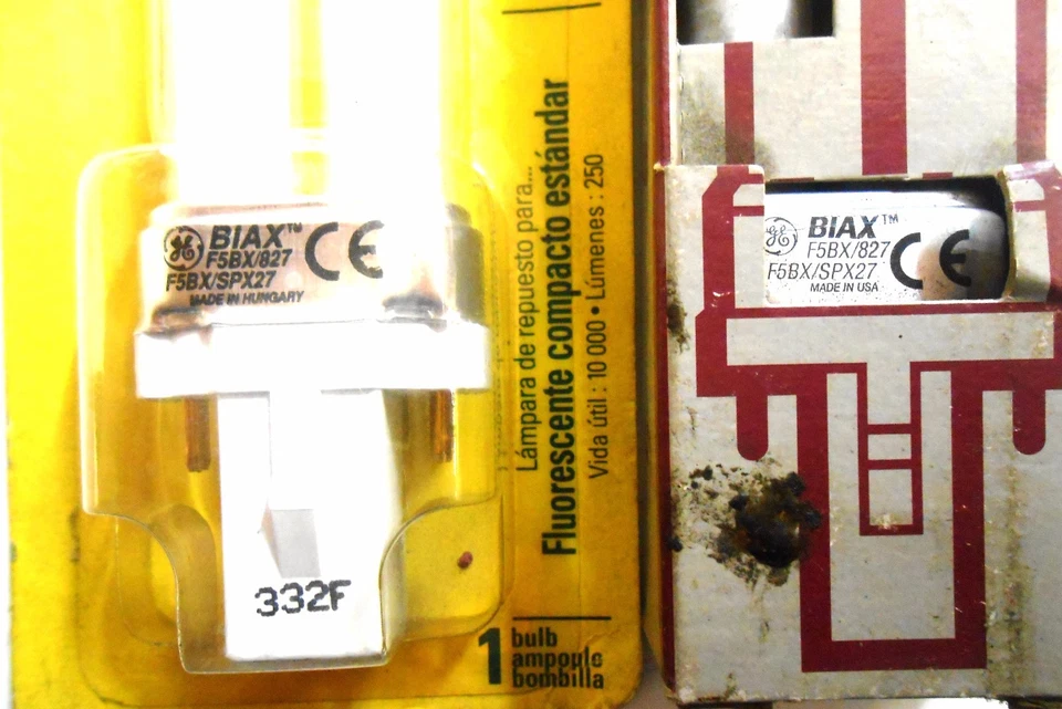 GENERAL ELECTRIC, STANDARD COMPACT FLUORESCENT, F5BX/827/SPX27, LOT OF 5 - Image 2 of 3