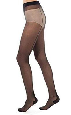 Collant riga posteriore calze sexy velate aperta nelle parti - Main Image