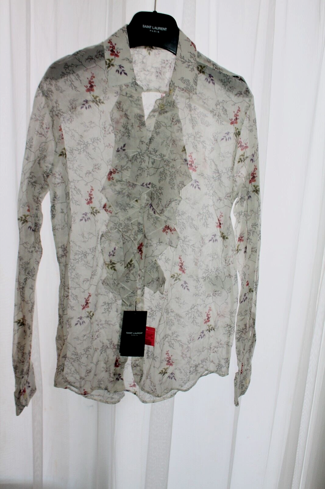 Saint Laurent Women's Ivory Blo Multi Long sleeves EU 36 US 4 $1590.00 new