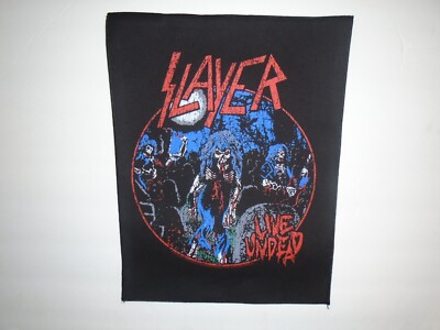 SLAYER LIVE UNDEAD PRINTED BACK PATCH