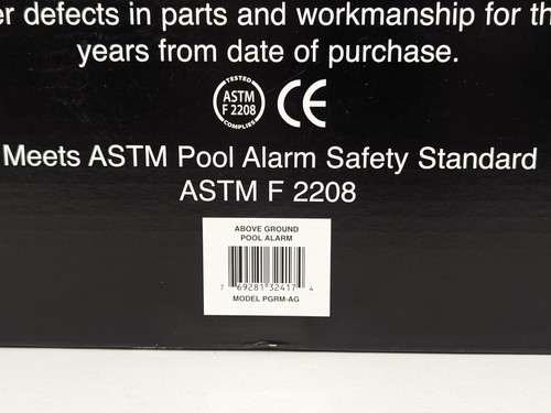 Poolguard PGRM-AG Above Ground Pool Alarm Pool Guard ASTM F 208 New - Picture 16 of 24