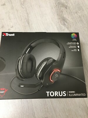 Trust GXT 455 Torus RGB Gaming Headset wie NEU