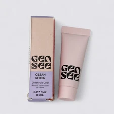 Gen See Clean Sheen Cheek + Lip Color Apricot 02 Easy Peachy Glow 0.27 oz