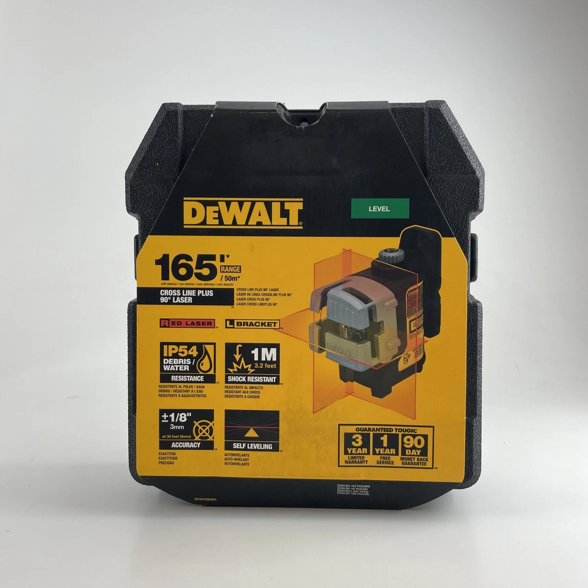 DEWALT DW089K 3 Beam Cross Line Laser