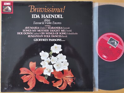 IDA HAENDEL BRAVISSIMA VIOLIN ENCORES LP HMV ASD 3785 RARE UK ORIGINAL ED1