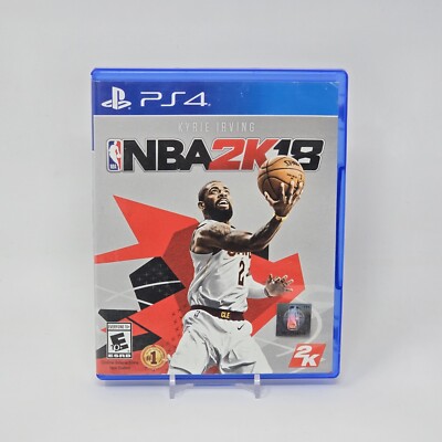 NBA 2K18 PlayStation 4 PS4) Kyrie Irving Cover CIB COMPLETE & TESTED